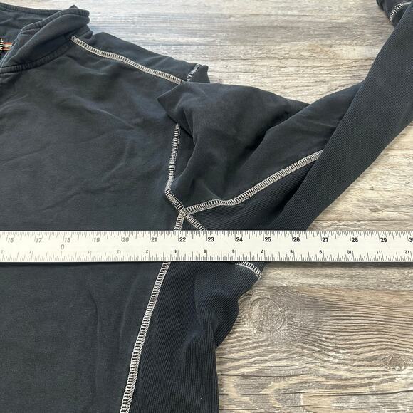 Tommy Bahama Island Modern Fit Black Mens XL 1/4 Zip Pullover Stretch Sweater - Picture 5 of 9